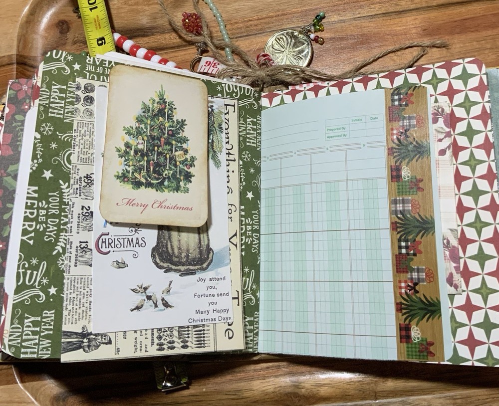 Christmas Handmade Junk Journal
