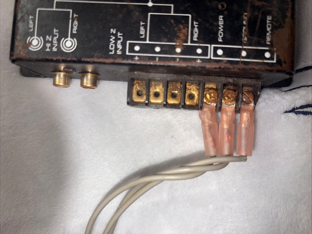 MTX RT-XO1A Electronic Crossover Used, Scratches, Rust