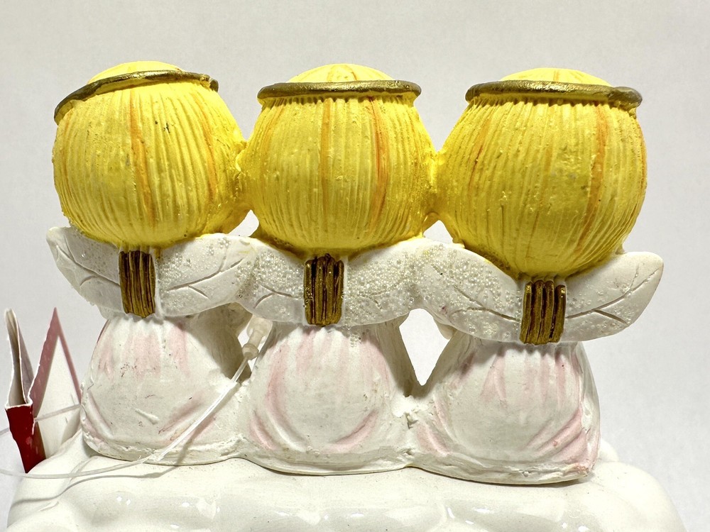 Hallmark Three Angels Hinged Trinket Box Empty