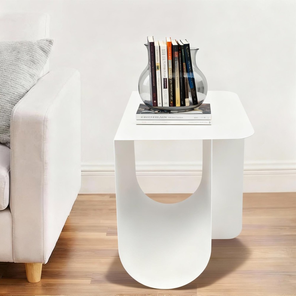 Floor Standing Side Table Metal Small End Table Modern Coffee Table 40*30*38cm