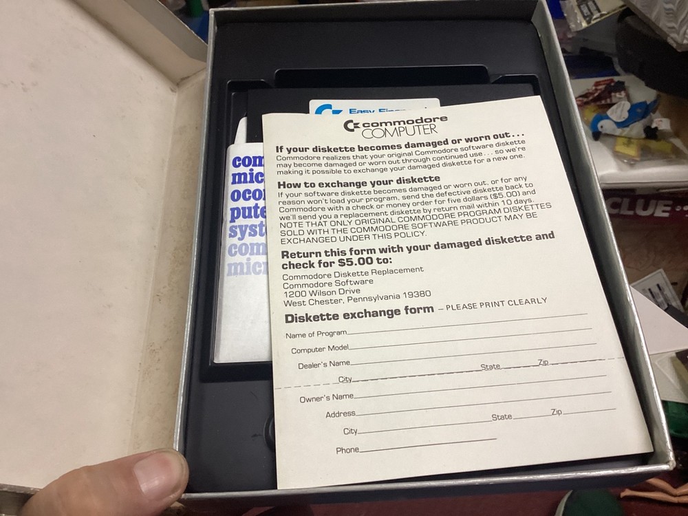 Vintage Commodore 64 Easy Finance I