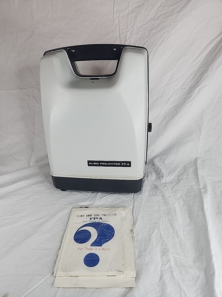 Elmo Fp-a 8mm Projector Vintage. Untested. Clean. K5