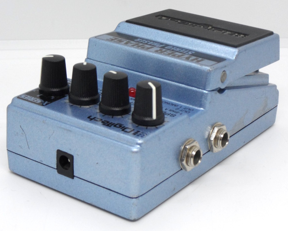 DigiTech X-Series Hyper Phase Stereo Phaser Guitar Effect Pedal Used Working