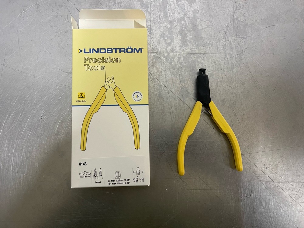 Lindstrom 8143 Precision Diagonal Cutter w/Tapered Head S Head Size Micro-Bevel