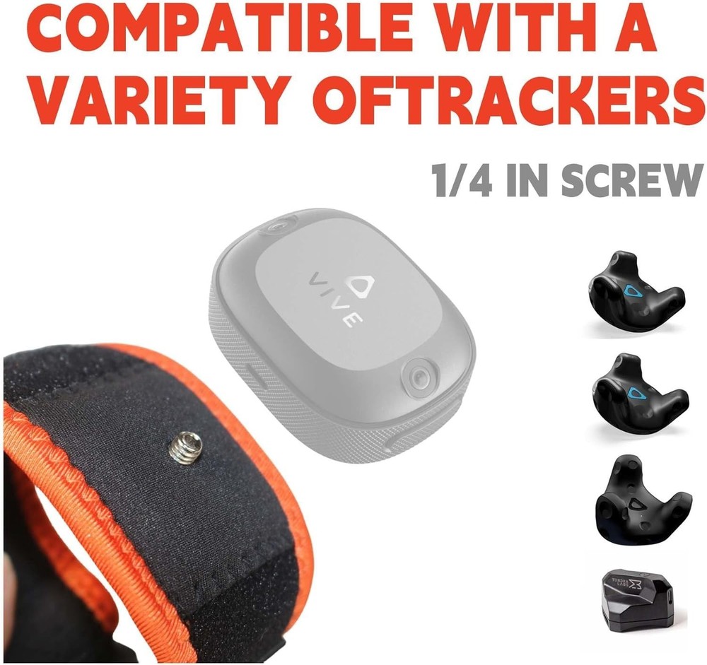 Adjustable VR Tracker Straps for Vive, Ultimate & Tundra - Enhanced Comfort