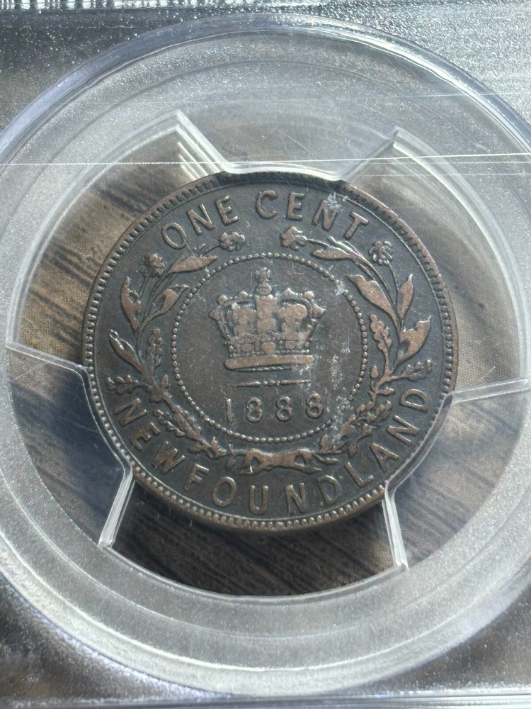 Newfoundland Large Cent 1888 PCGS Graded VF35