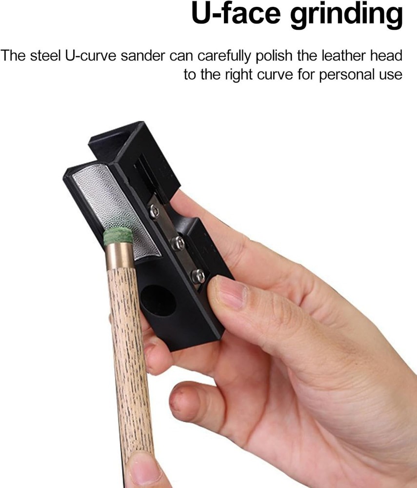 Compact 11-in-1 Pool Cue Tip Tool - Essential Accessories for Every Player