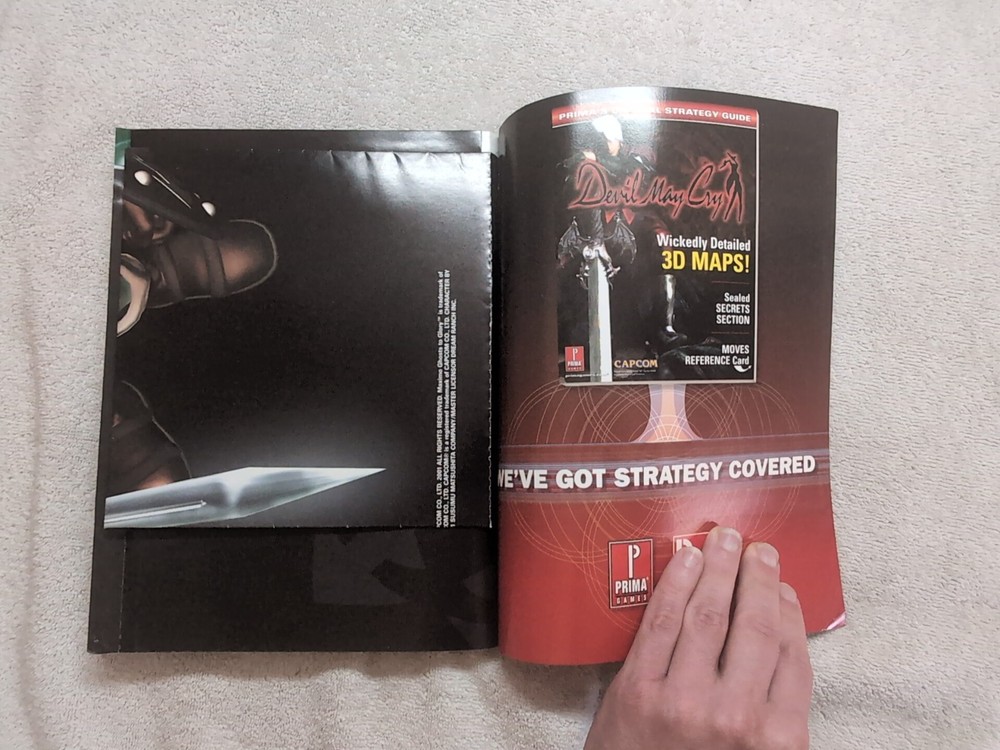 Maximo Ghosts to Glory 2001 Prima Official Strategy Guide WITH POSTER Capcom