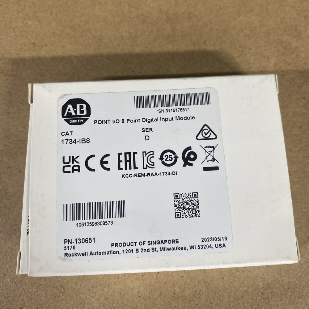 AB 1734-IB8 SER D 8Point Digital Input Module AB 1734 IB8