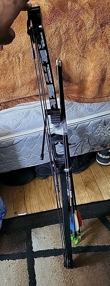 Daisy Youth Archery Compound Bow & 4 Arrows & Quiver (2 Round Tips/2 Sharp Tips)