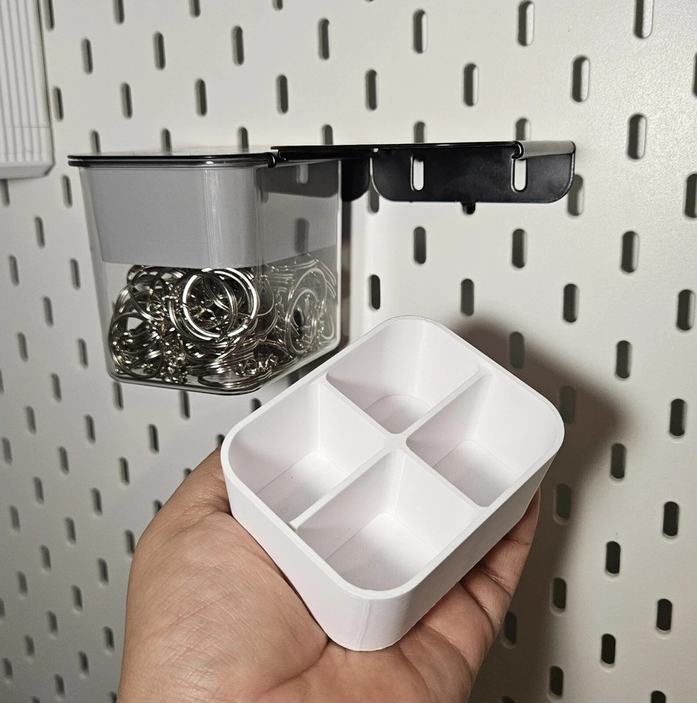 Tray Divider for IKEA Skadis Containers