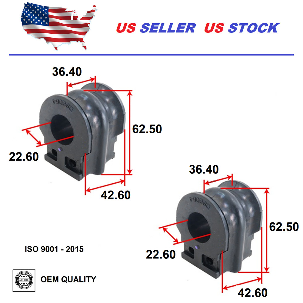 Stabilizer Bar Bushing Pair Front for Nissan Altima 2013 - 2018 OEM Quality
