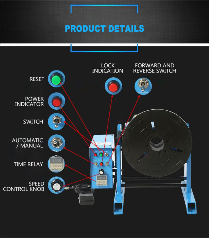 Chuck + Mini Welding Positioner Turntable Chuck Welding Table Timing shifter