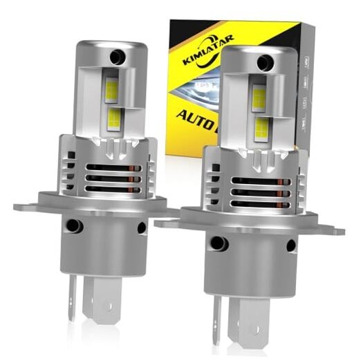 Latest H4 Light Bulbs,Super Bright Upgraded 900% 50000LM Brightness,1:1