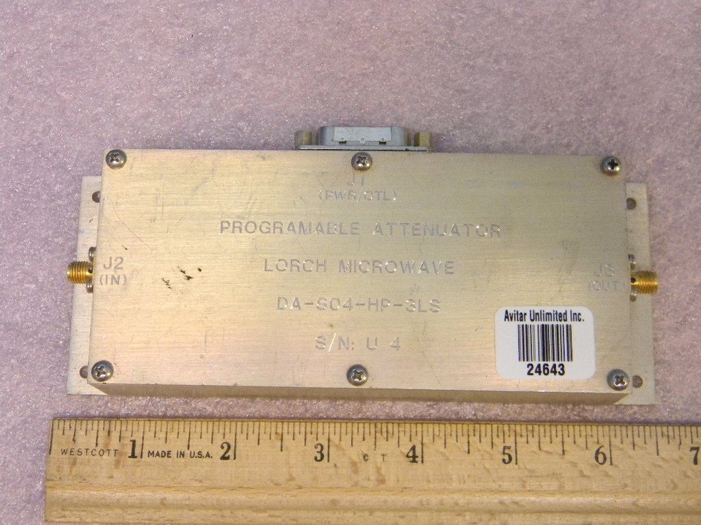 Lorch Microwave DA-804-HP-3LS SMA Programmable RF Attenuator