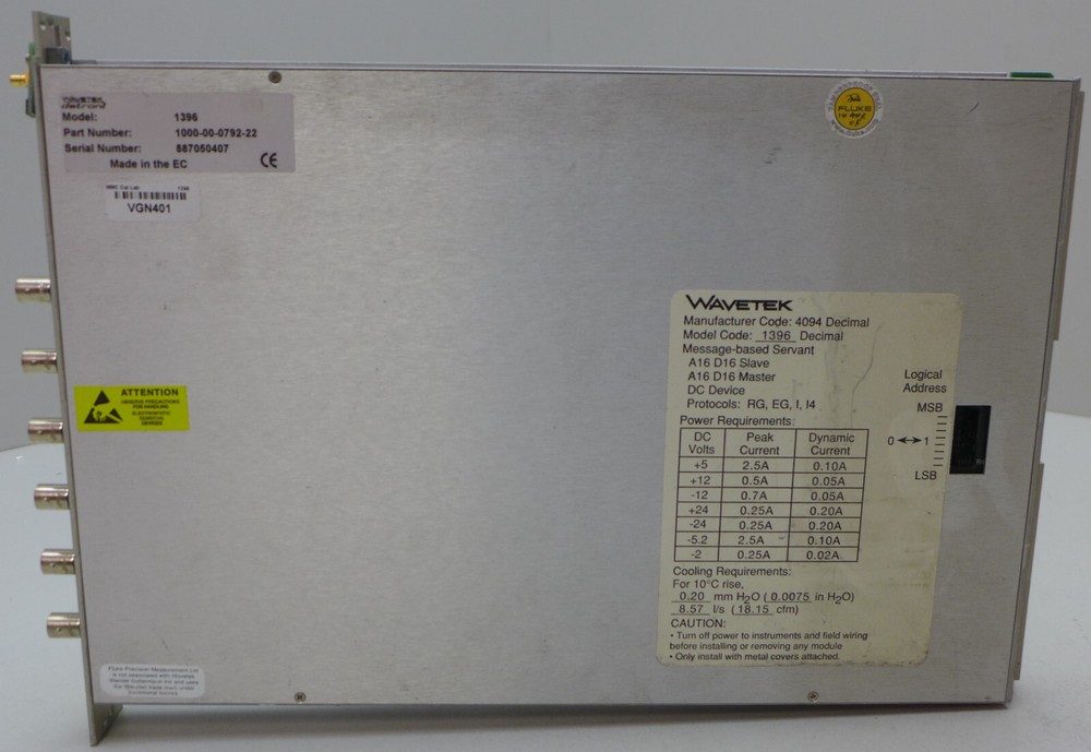 Wavetek 1396 Decimal Arbitrary Waveform Synthesizer VXI Module - AS-IS #2
