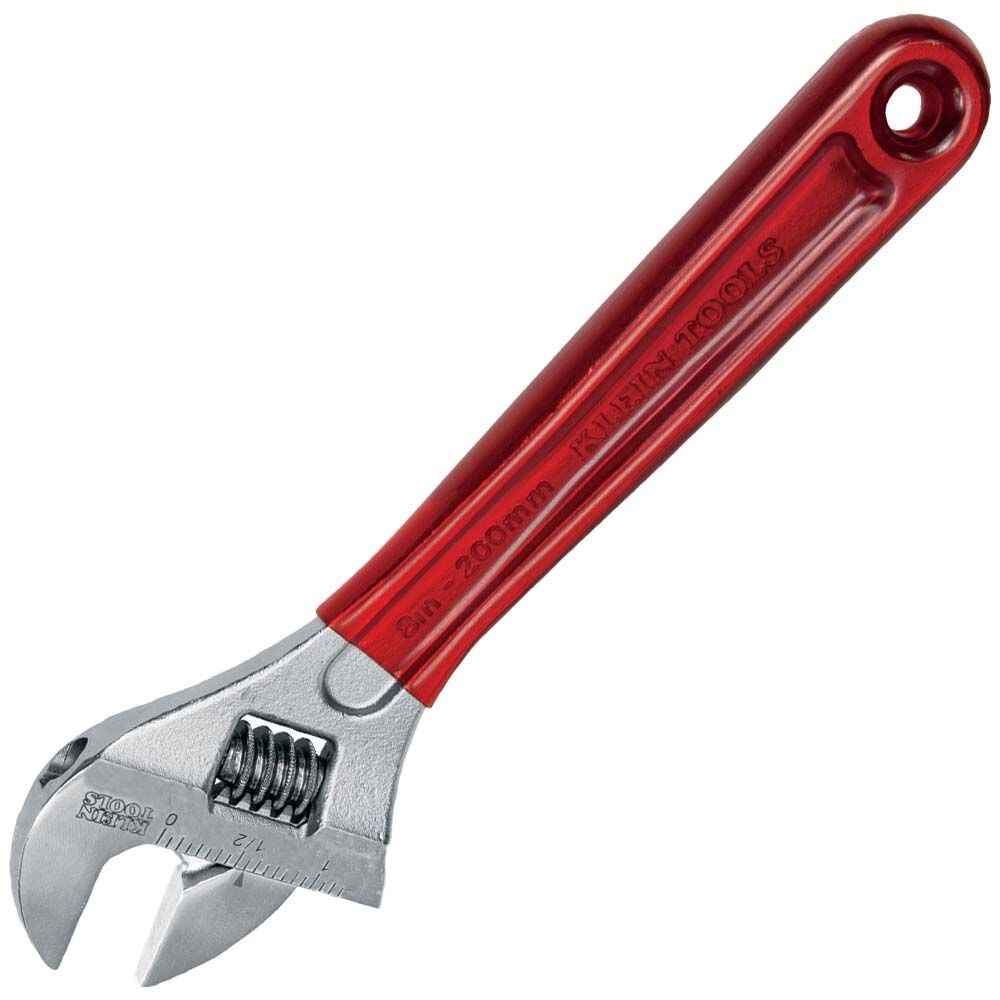 Klein Tools D507-8 Adjustable Wrench, Extra Capacity 8-Inch