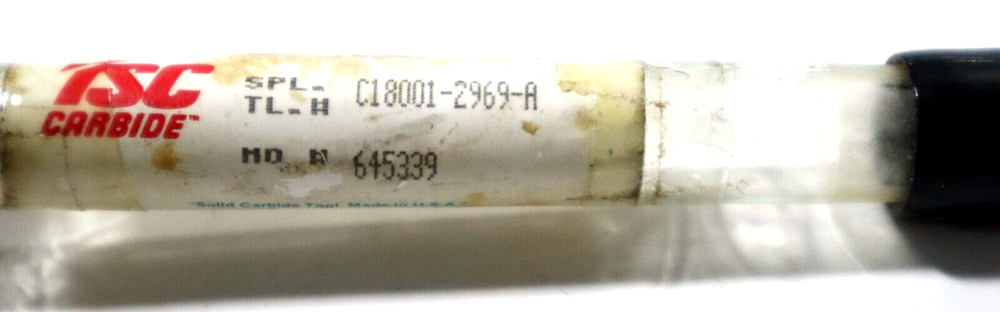TSC CARBIDE, 19/64" SOLID CARBIDE DRILL, 2 FL E279