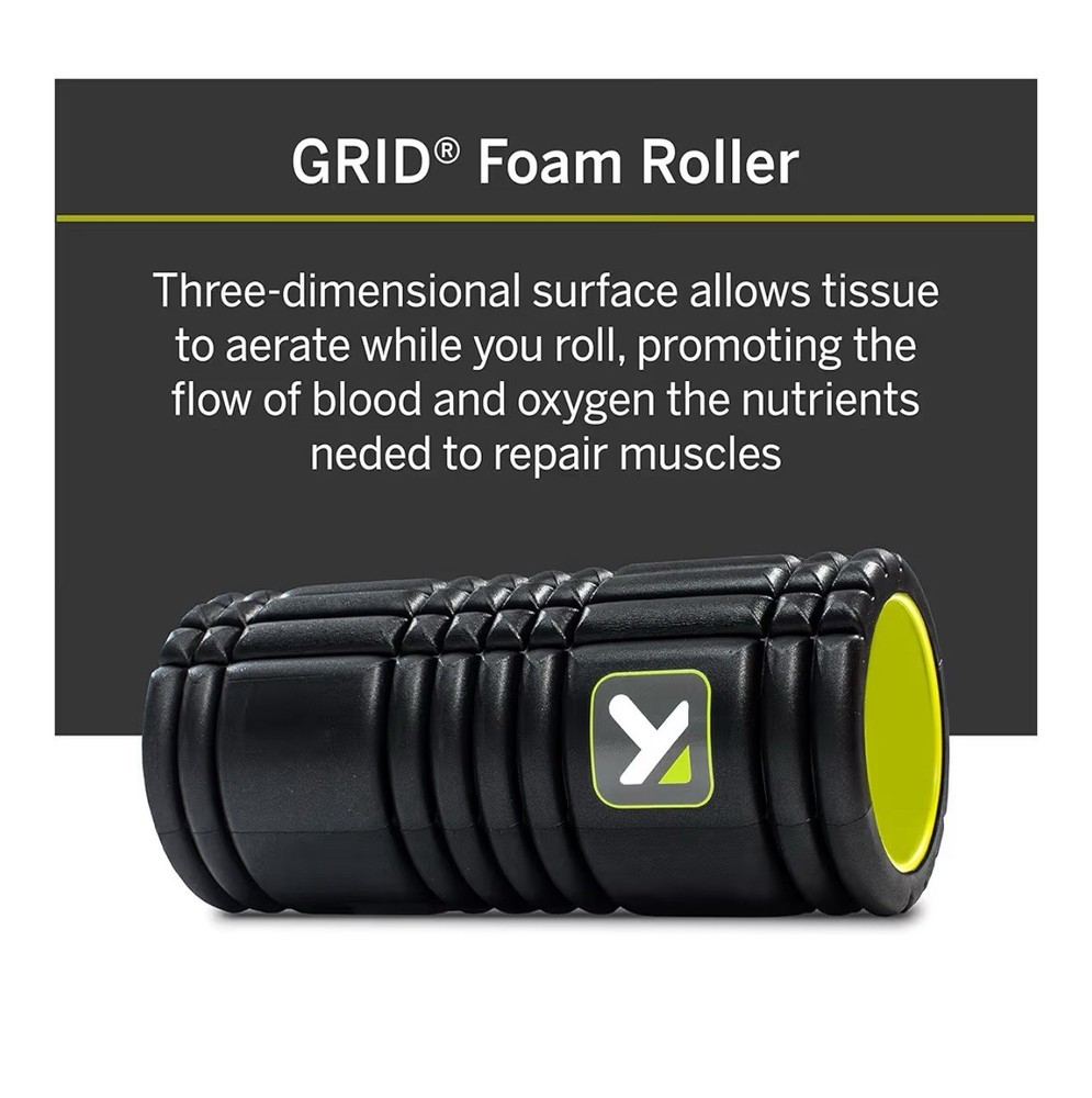 TriggerPoint GRID Foam Massage Roller Black - 13 inch
