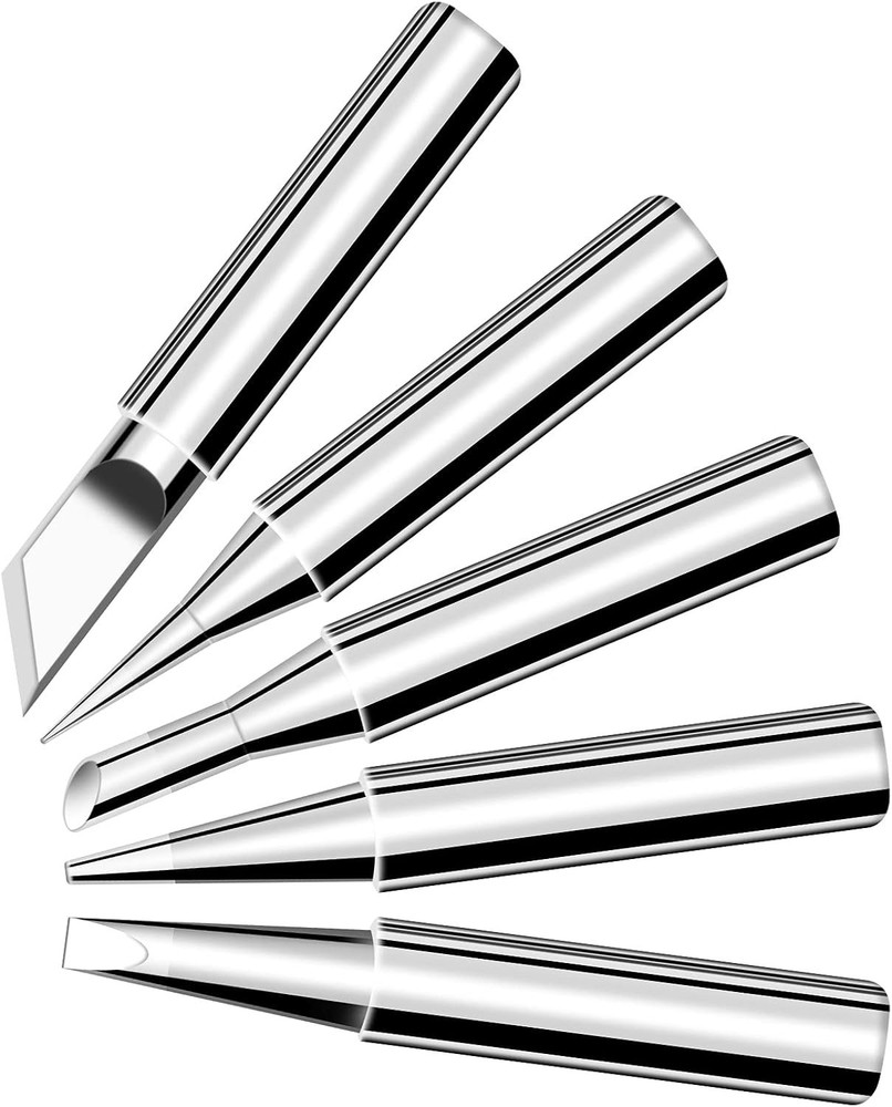 Versatile 5 PCS Replacement Solder Tips for 900M Iron – Adjustable & Durable