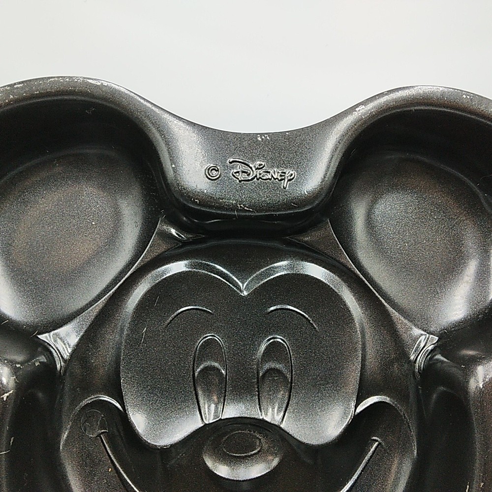 Vintage Black Disney Mickey Mouse Head Face Cake Pan Bakeware Kitchenware