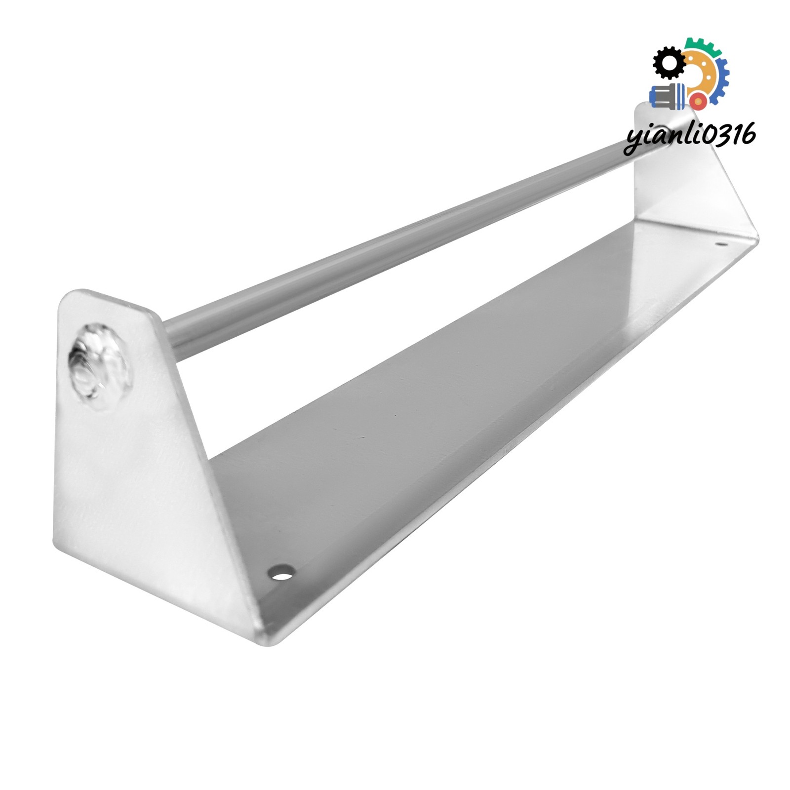 Aluminum Tie Down Hanger Holder Rack for Trailer Garage Storage Organizer Silver