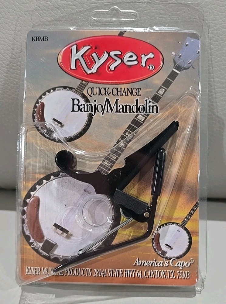 Kyser Quick Change Banjo/Mandolin Capo Black