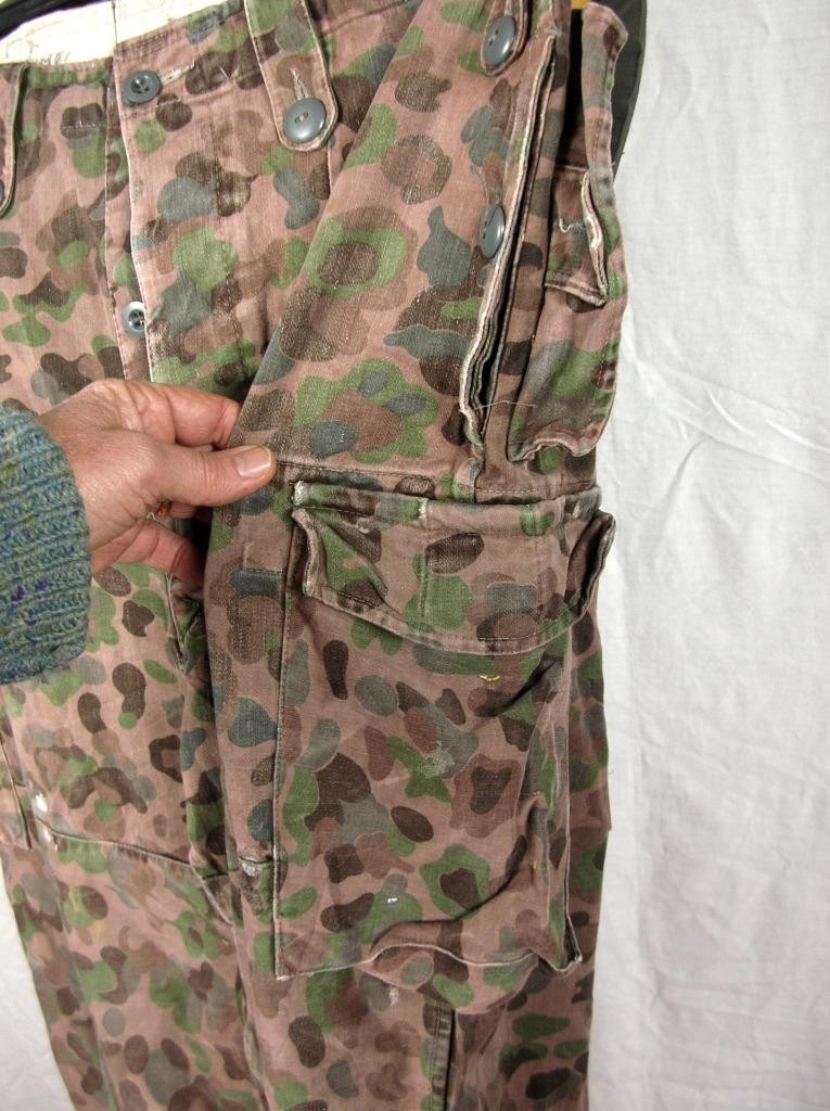 VINTAGE HBA 1972 Austrian AUSTRIA ARMY M57 Pea Dot CAMO FIELD TROUSERS
