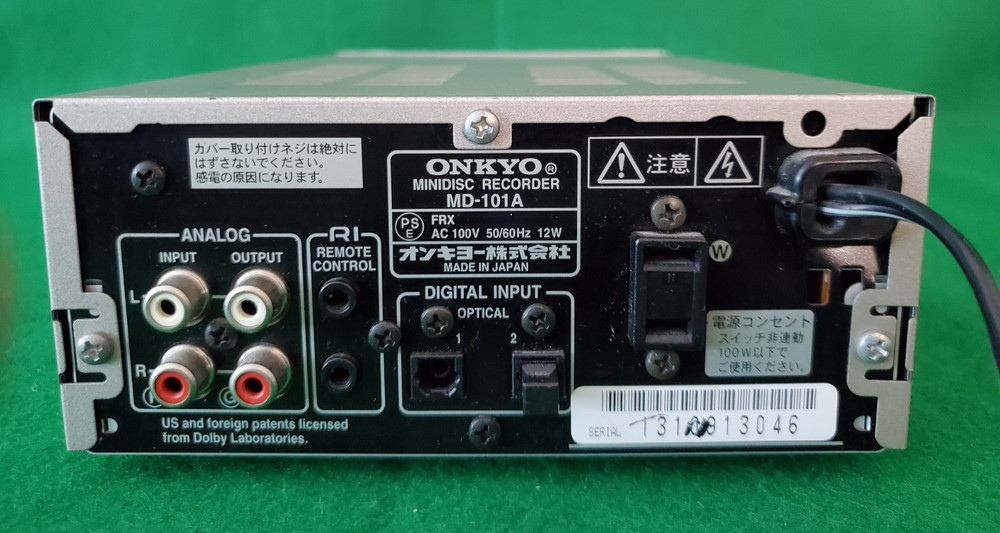 🎶 ONKYO Minidisc Recorder & Player 🇯🇵 MD-101A, 24 Bit Processing