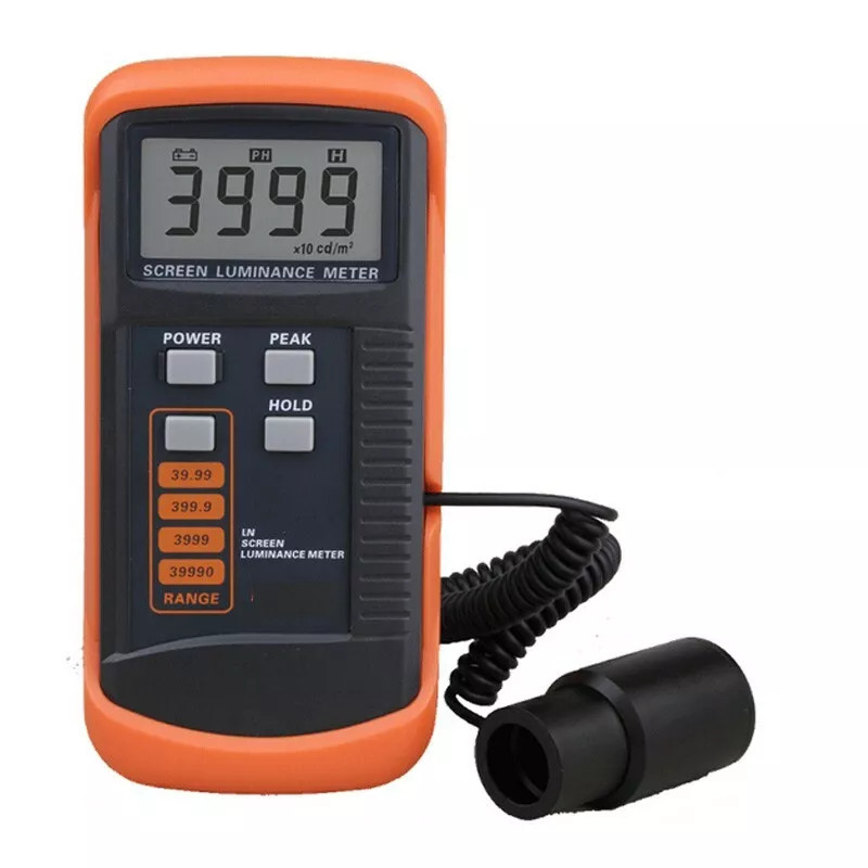 Handheld Screen Brightness Meter with Accuracy ±0.5%+1 Range 0.01-39990cd/m2