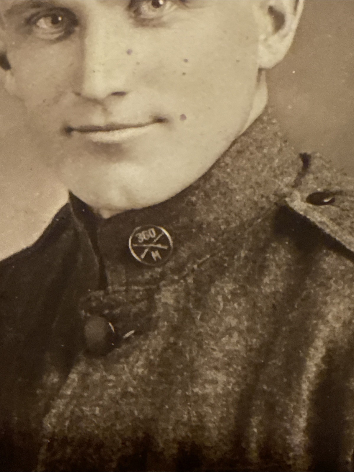 WWI Studio Photo, 360th infantry regiment, 90th Infantry Divsion