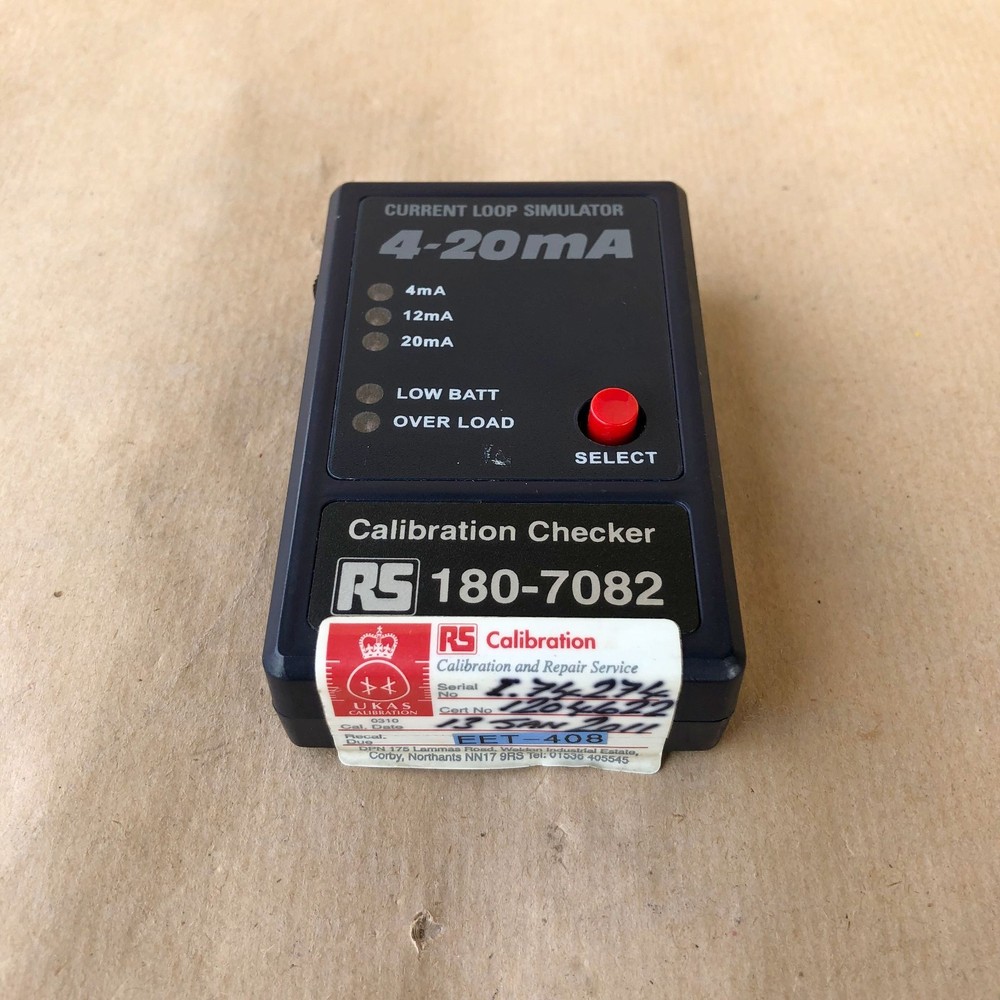 RS 180-7082 CALIBRATION CHECKER AND CURRENT LOOP SIMULATOR
