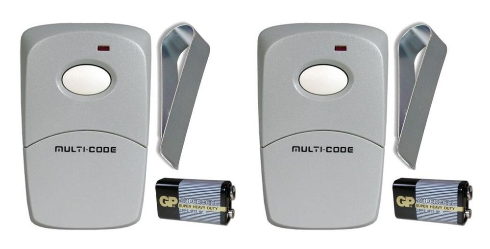 109920 Comp Multi-Code Gate/Garage Remote 3089 308911 300MHz 10 Switch 2-PACK
