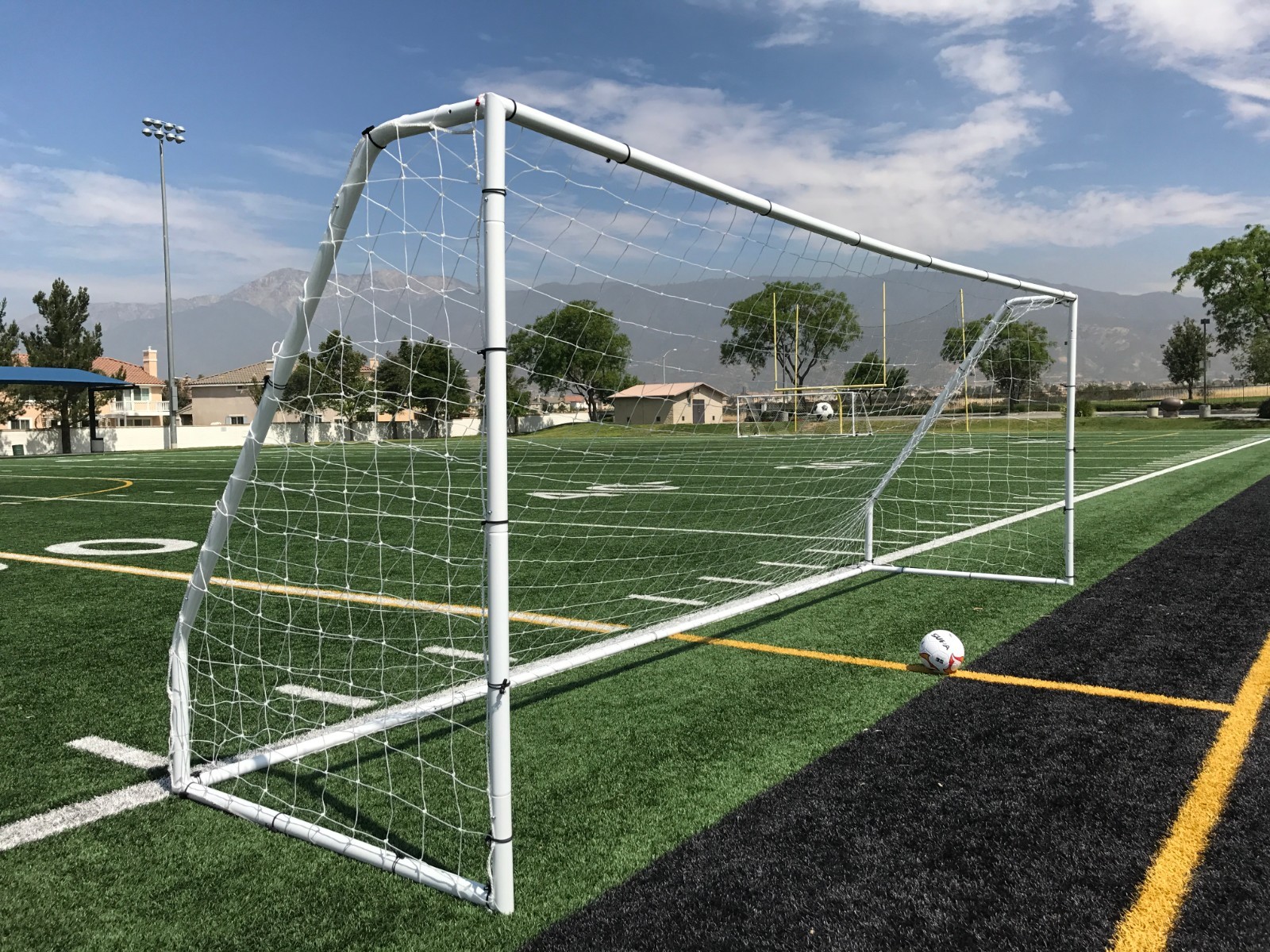 PASS Premier® 21X7 FT. Youth Modified Size, Heavy Duty Steel Soccer Goal(1Net)