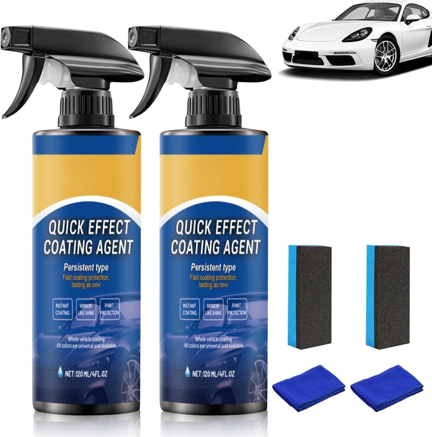 Advanced Car Quick-Acting Coating Agent Spray, Car Coating Spray, Quick Effect