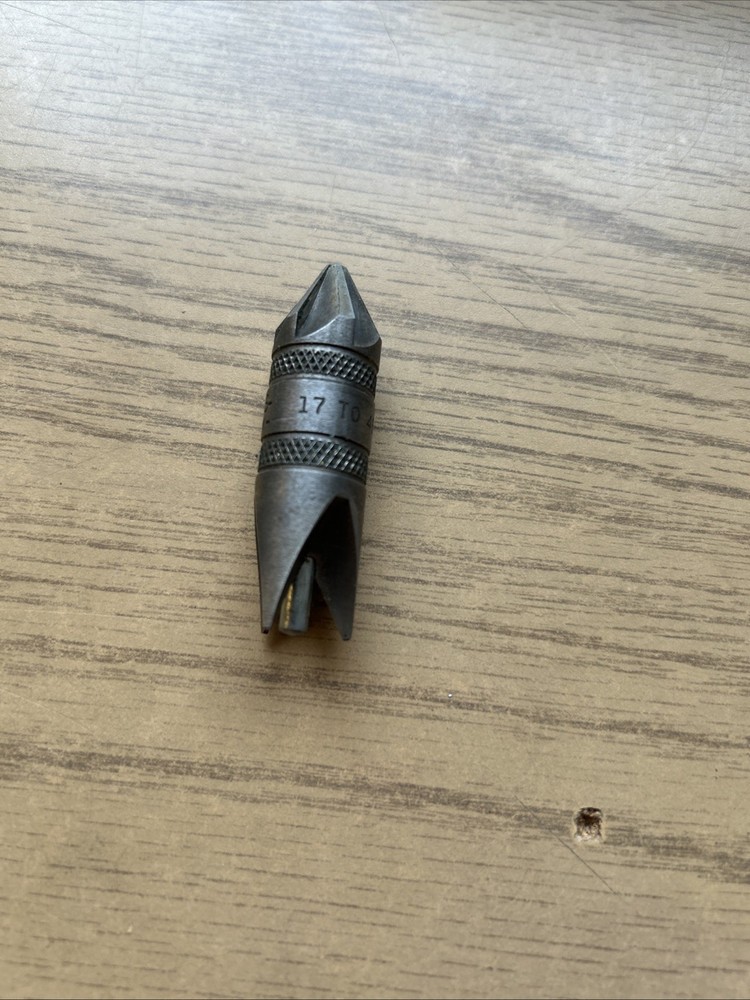 L.E. WILSON BURRING TOOL MADE FOR RCBS 17 - 45 CALIBER