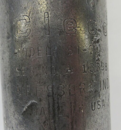 CLECO, CHISEL & NEEDLE SCALER, PNEUMATIC, MODEL B1-C