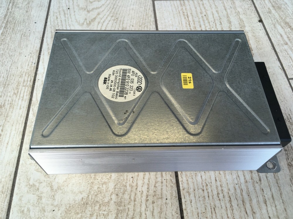 Audi A6 C6 4F Basic Sound System Amplifier Control Module Unit 4F0035223