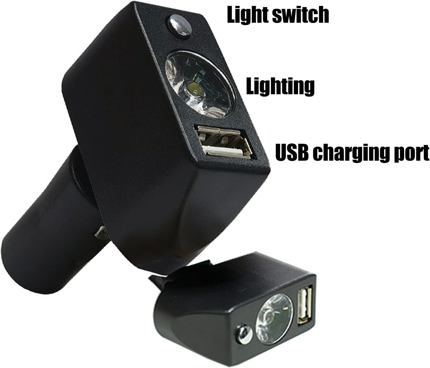 Electric Wheelchair Light, 3 Pin XLR Head Adjustable Angle LED Power Wheelchair