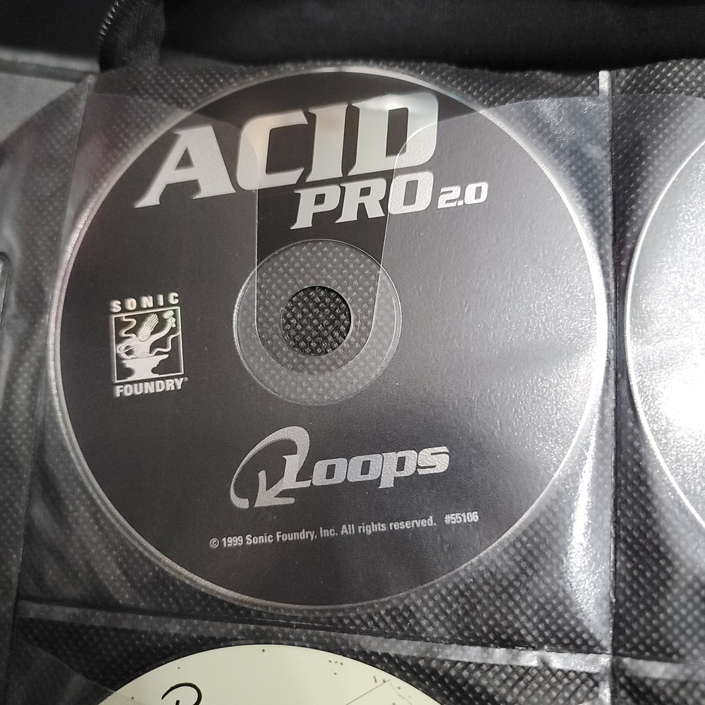 Sonic Foundry Acid 2.0 Software And Loops DISCS ONLY