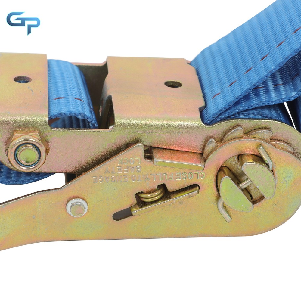 Wheel Chock Tie-Down Kit 4PCS E Wheel Chock 2PCS 7.5' Tie-Down Strap