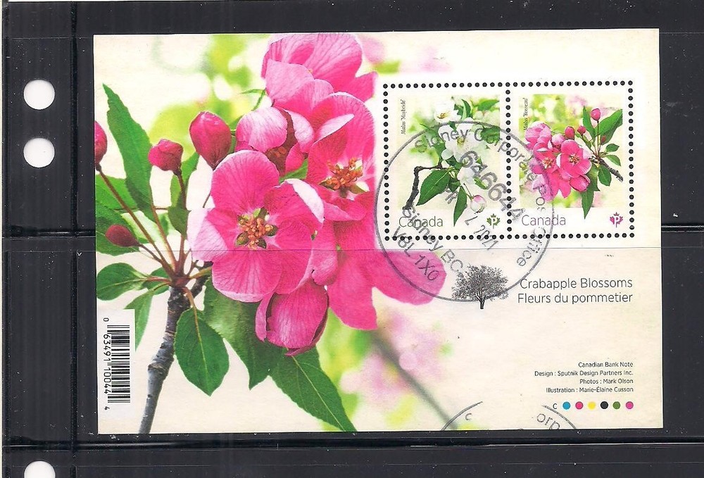 Canada #3281 used sheet Vf