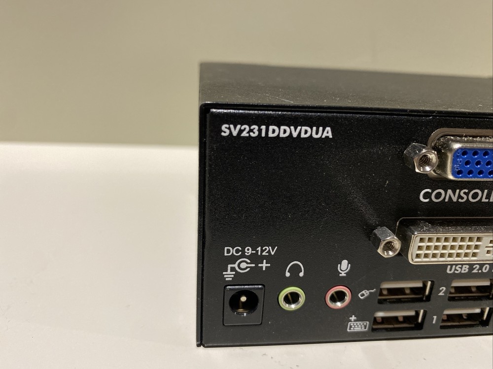 STARTECH C4E1E7ZG37F 2Port Dual USB KVM Switch USB 2.0 No Ac Adapter