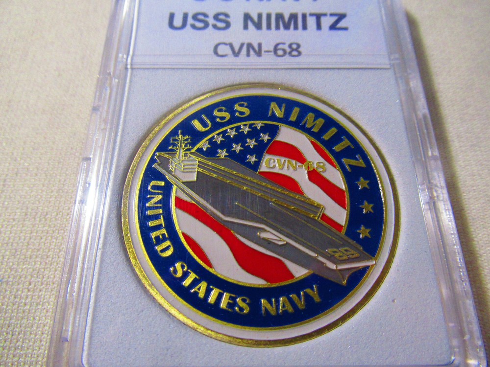 US NAVY - USS NIMITZ CVN-68 Challenge Coin