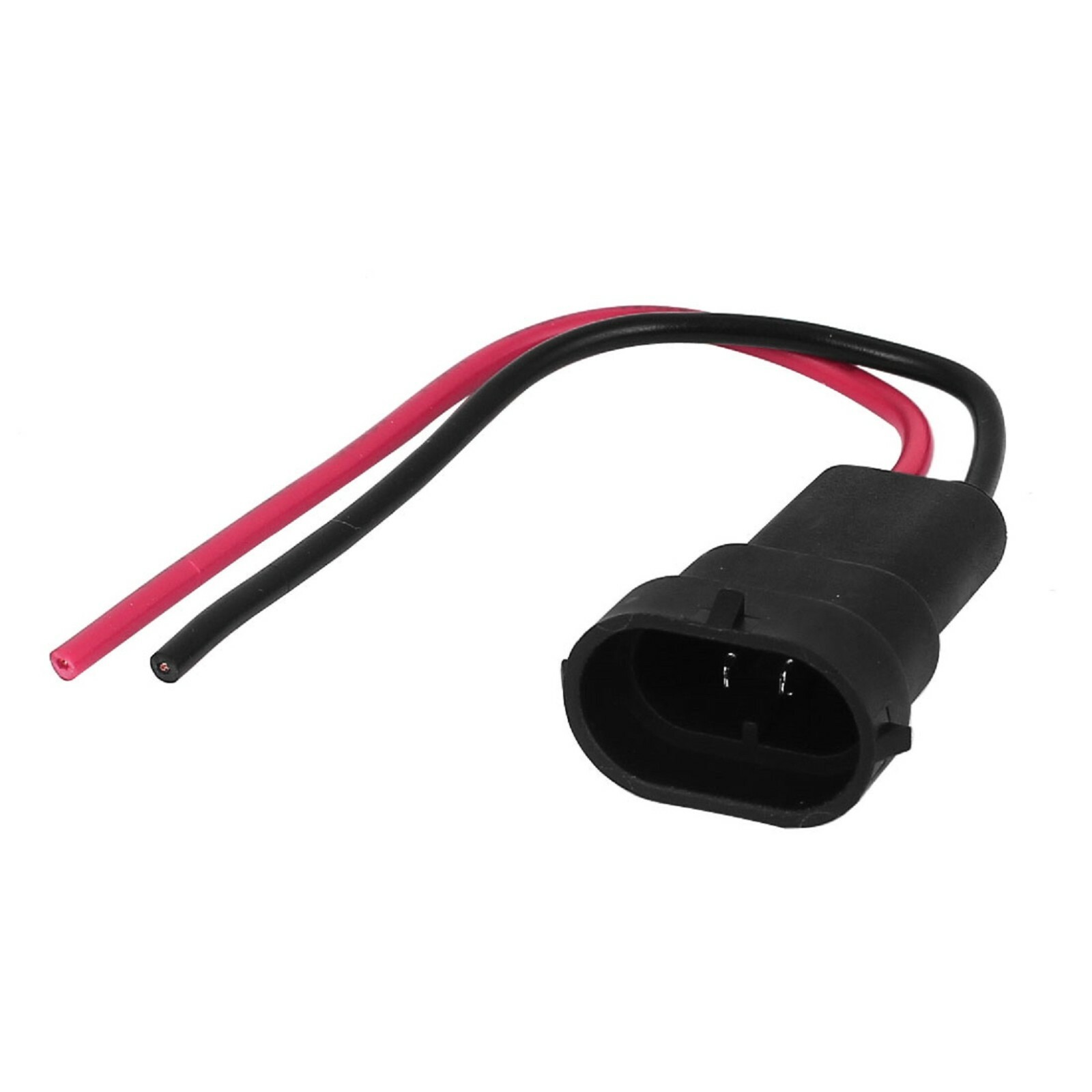 Wire Pigtail Male H11 Two Harness Head Light Low Beam Bulb Connector Repair