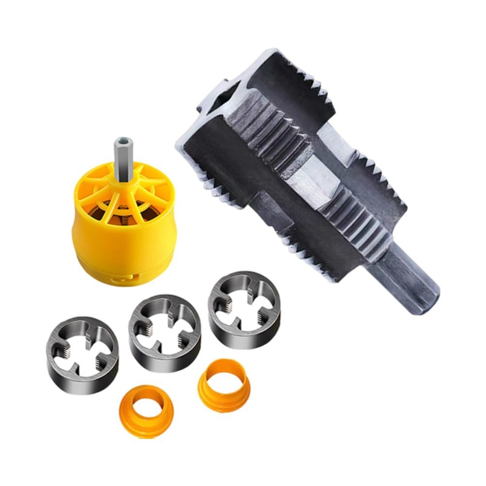 Home Improvement PVC Pipe Threader Double-ended Design Drill Compatible