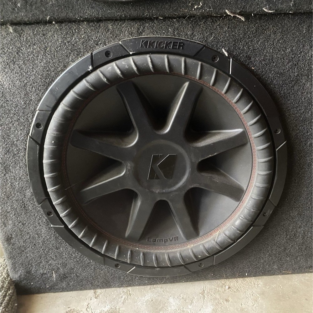 KICKER CompVR Subwoofer Enclosure Single Port Universal Fitment