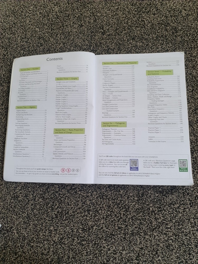 GCSE CGP Edexcel Mathematics Higher Level Complete Revision & Practice + Online