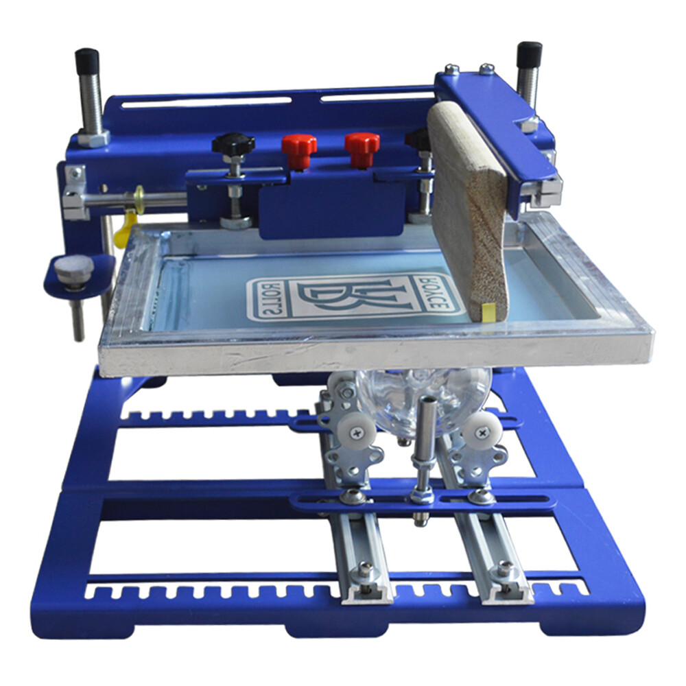 1 Color Manual Cylinder Press Printer Micro-adjust Screen Printing Machine