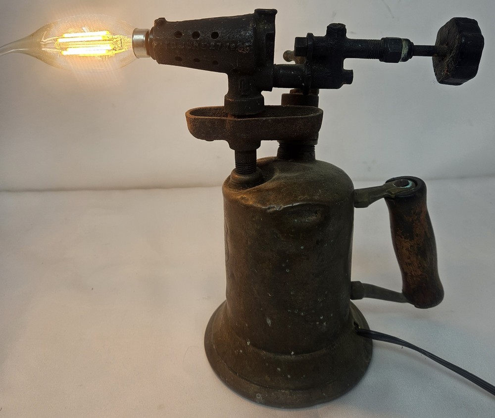 Antique Brass Torch Lantern Hand Made